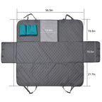 Dog Car Seat Cover & Hammock with Mesh Window