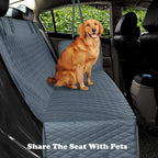 Dog Car Seat Cover & Hammock with Mesh Window