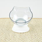 Raised Cat-Ear Pet Bowl – Single & Double Options