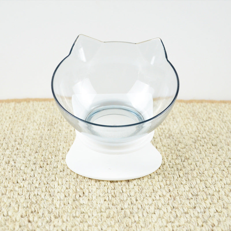 Raised Cat-Ear Pet Bowl – Single & Double Options