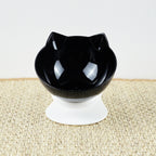 Raised Cat-Ear Pet Bowl – Single & Double Options