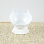 Raised Cat-Ear Pet Bowl – Single & Double Options