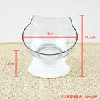 Raised Cat-Ear Pet Bowl – Single & Double Options