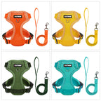 Adjustable Mesh Dog Harness with Reflective Strips