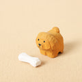 Carved Wooden Dog Charm – Design Options