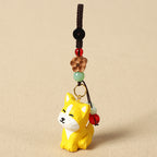 Carved Wooden Dog Charm – Design Options