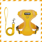 Adjustable Mesh Dog Harness with Reflective Strips