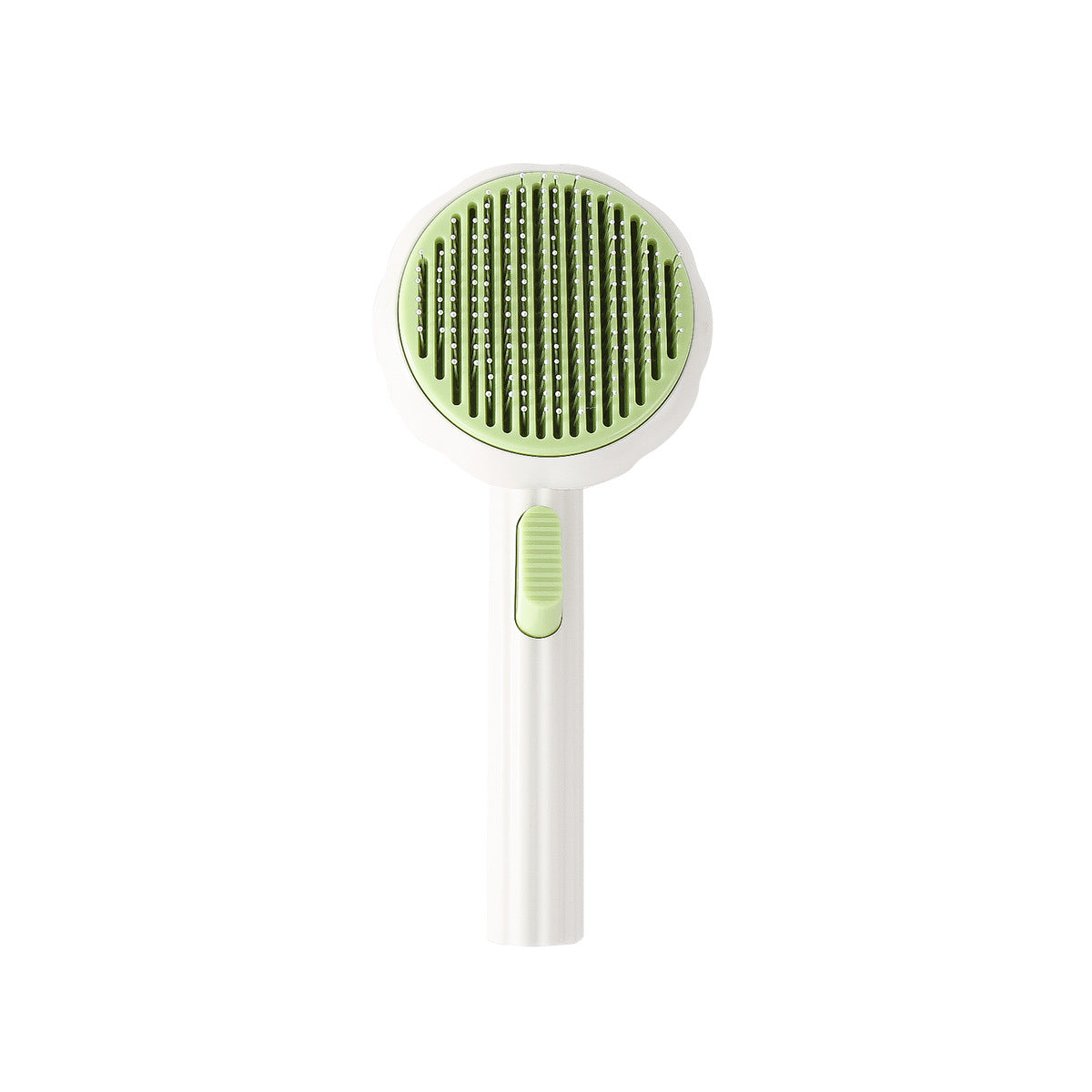 Pumpkin Cat Grooming Brush with Hair-Release Button