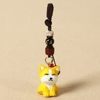 Carved Wooden Dog Charm – Design Options